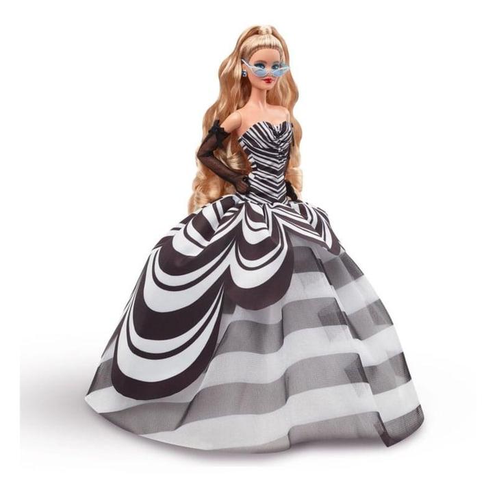 Barbie Signature Doll 65th Anniversary Blonde (Mattel, Merk), Kinderen en Baby's, Speelgoed | Poppen, Zo goed als nieuw, Verzenden