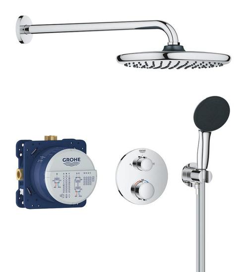 Grohe Precision Thermostat Perfect shower set met Vitalio, Doe-het-zelf en Verbouw, Sanitair, Kraan, Nieuw, Chroom, Ophalen of Verzenden
