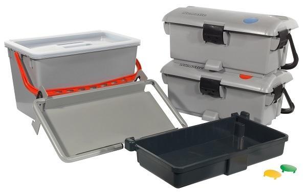 Uitbreidingskit SGA 6, 2x mopmatic box + tray, 22 L emmer, Doe-het-zelf en Verbouw, Reinigingsmachines, Verzenden