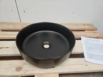 Waskom Sanilux Victoria Color Line Rond 39 cm mat zwart, Ophalen of Verzenden, Nieuw, Bad