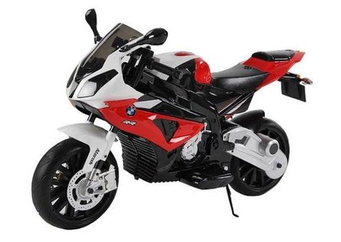 BMW S1000 12v, lederen stoel, rubberen EVA-banden (JT528), Kinderen en Baby's, Speelgoed | Overig, Ophalen of Verzenden