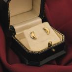 Bicolor gouden oorstekers (Oorbellen), Sieraden, Tassen en Uiterlijk, Oorbellen, Ophalen of Verzenden, Gebruikt, Overige kleuren