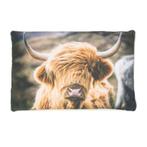 Schotse hooglander buitenkussen 40x60cm, Huis en Inrichting, Verzenden, Nieuw