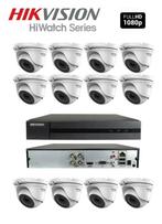 Hikvision Camera Beveiliging 12 x 2 Megapixel Dome +2TB HDD, Ophalen of Verzenden