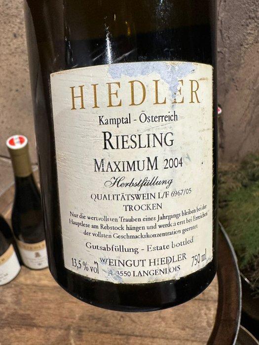 2000 , 2002, 2003 x2, 2004, 2007 Hiedler, Riesling Maximum -, Verzamelen, Wijnen