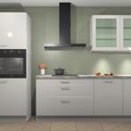Zijdegrijze hoogglans keuken Tunis 21653, Huis en Inrichting, Verzenden, Nieuw