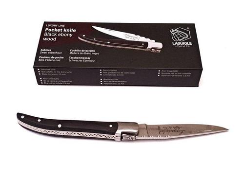 Laguiole - Pocket Knife - Black Ebony Wood - style de -, Antiek en Kunst, Antiek | Keukenbenodigdheden