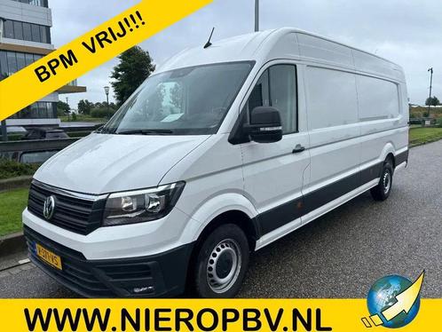 Volkswagen Crafter 2.0TDI L5H3 Automaat Airco Navi Cruisecon, Auto's, Bestelauto's, Lease, Automaat, Financial lease, Wit, Diesel