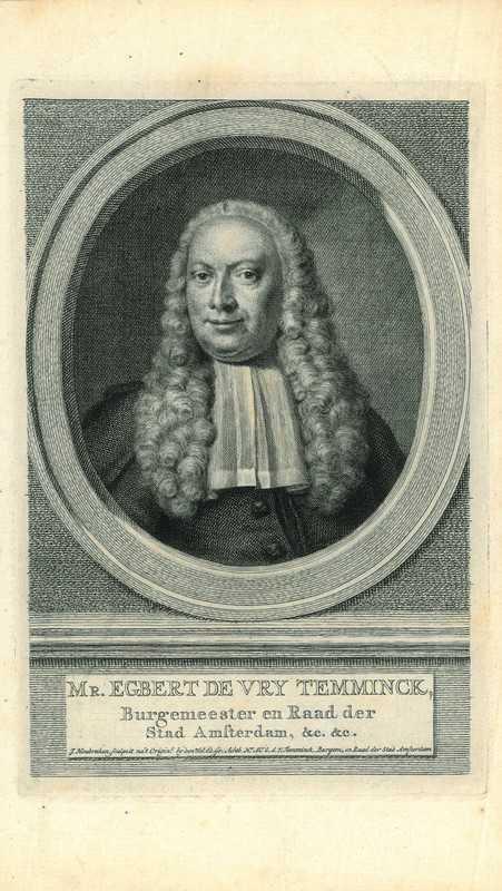 Portrait of Egbert de Vrij Temminck, Antiek en Kunst, Kunst | Etsen en Gravures