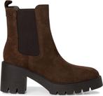 Tamaris - Maat 38 - Vrouwen - Leren Chelseaboot - bruin, Verzenden, Nieuw