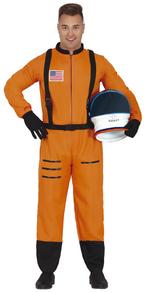 Astronauten Pak Oranje Heren, Kleding | Heren, Carnavalskleding en Feestkleding, Verzenden, Nieuw