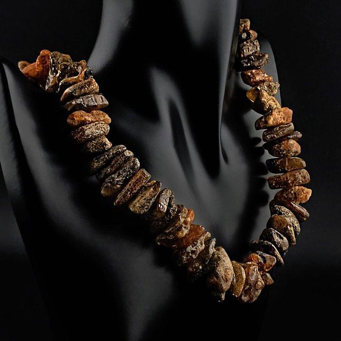 Massieve 93 g Baltisch barnsteen ketting – Natuurlijke, Antiek en Kunst, Curiosa en Brocante