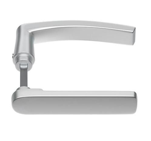 AXA deurklink Flat-Blok DD 54-67 mm aluminium F1, Doe-het-zelf en Verbouw, Hang- en Sluitwerk, Verzenden