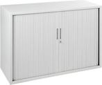 Roldeurkast – Dossierkast – Wit– Met slot - 80x120x45 cm, 100 tot 150 cm, Verzenden, Nieuw, Minder dan 100 cm