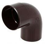 Nicoll PVC-Ti bocht 87,5 graden mof-spie bruin Ø80, Doe-het-zelf en Verbouw, Buizen en Afvoer, Ophalen of Verzenden, Nieuw