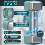 Dumbells set - Gewichten set - Halterset - 18 kg - RE:SPORT, Verzenden, Zo goed als nieuw