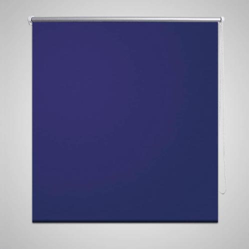 vidaXL Rolgordijn verduisterend 100 x 230 cm marineblauw, Huis en Inrichting, Stoffering | Gordijnen en Lamellen, Blauw, Nieuw