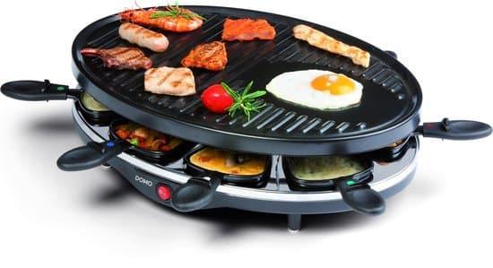 DOMO DO9038G Gourmetset - Grill - Raclette - 8 personen -, Huis en Inrichting, Keuken | Keukenbenodigdheden, Nieuw, Ophalen of Verzenden