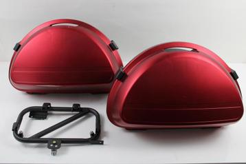 Zijkoffers | chopper m1p | mat rood | beschikbaar voor biedingen