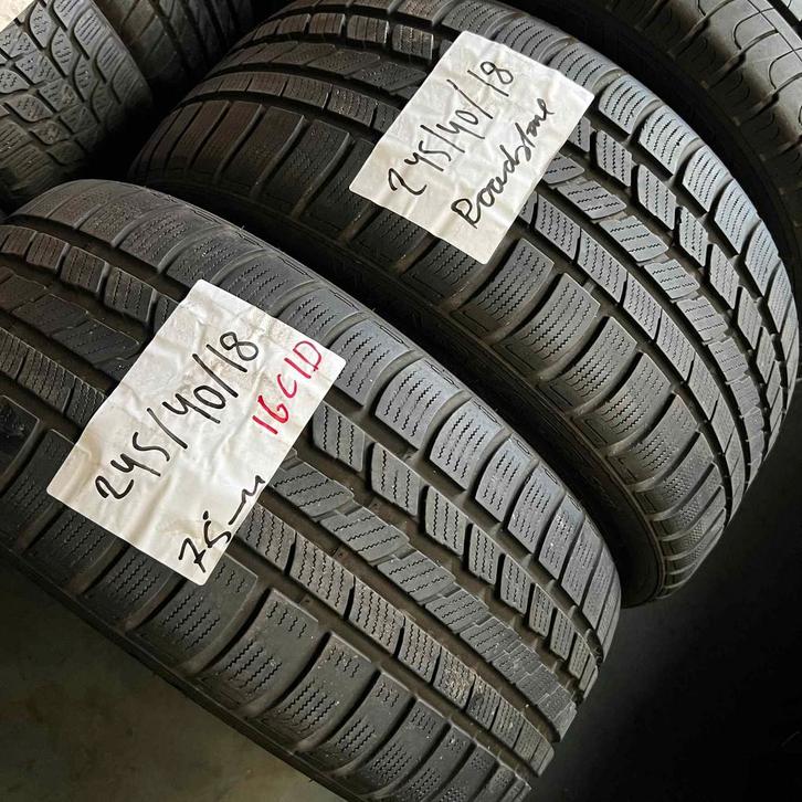 2 x Roadstone 245-40-18 Winterbanden 7,5mm, Auto-onderdelen, Banden en Velgen, 18 inch, Winterbanden, 245 mm, Personenwagen, Gebruikt