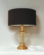 Lamp - Design Chic - Zeldzaam model - Verguld metaal, Glas,