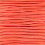 3mm Elastisch Touw - Neon oranje - 50 meter op rol, Nieuw, Ophalen of Verzenden
