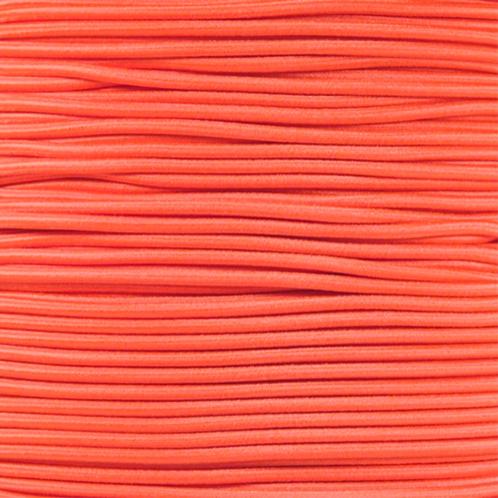 3mm Elastisch Touw - Neon oranje - 50 meter op rol, Hobby en Vrije tijd, Overige Hobby en Vrije tijd, Nieuw, Ophalen of Verzenden