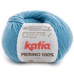 Katia Merino 100% - 74 lichtblauw - Wol Garen, Hobby en Vrije tijd, Breien en Haken, Ophalen of Verzenden, Nieuw