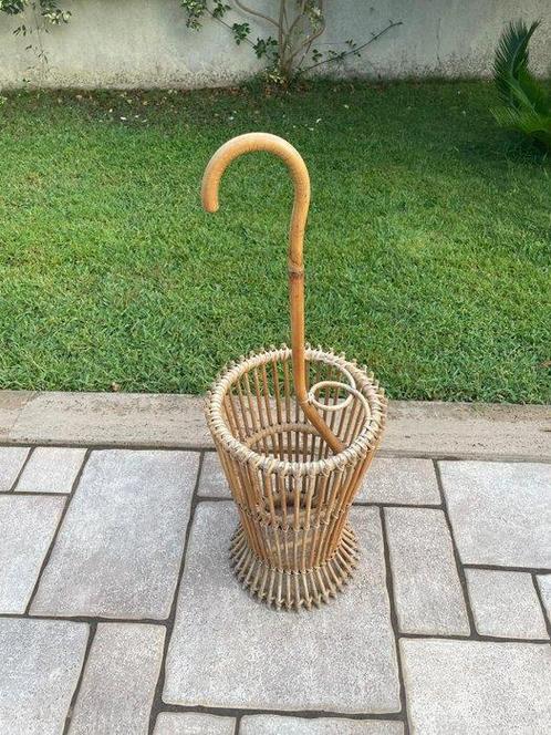 Paraplustandaard/rek - Rattan, Rieten, Antiek en Kunst, Kunst | Designobjecten