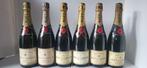 Moët & Chandon - Champagne - 6 Flessen (0.75 liter), Verzamelen, Nieuw