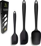 HI NATURE™ Spatel set 3 stuks - Spatel silicone - Siliconen, Huis en Inrichting, Ophalen of Verzenden, Nieuw