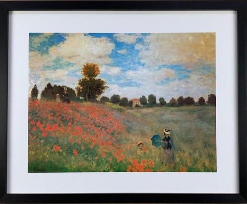 Claude Monet (after) - The Poppy Field near Argenteuil, Antiek en Kunst, Kunst | Tekeningen en Foto's