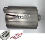 MAX Turbo Style Flo Performance rvs uitlaat demper 2,5 inch, Ophalen of Verzenden, Nieuw