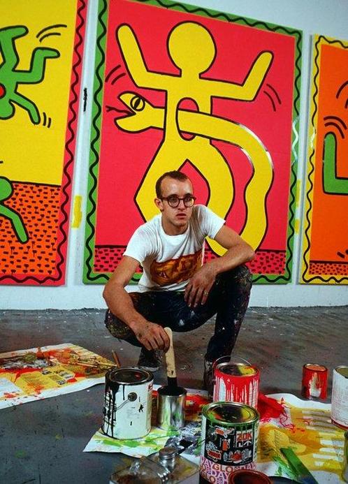 Allan Tannenbaum - Keith Haring 1982, Antiek en Kunst, Kunst | Schilderijen | Modern