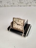 Reisklok - Tavannes Watch co -   Emaille, Zilver - 1930-1940, Antiek en Kunst