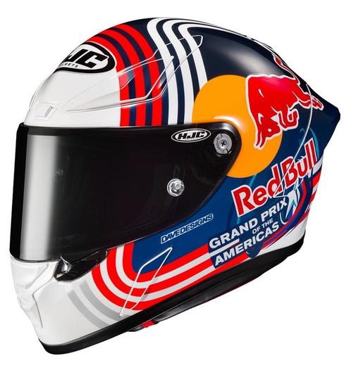 RPHA 1 Red Bull Austin GP motorhelm HJC, Motoren, Kleding | Motorhelmen, Verzenden