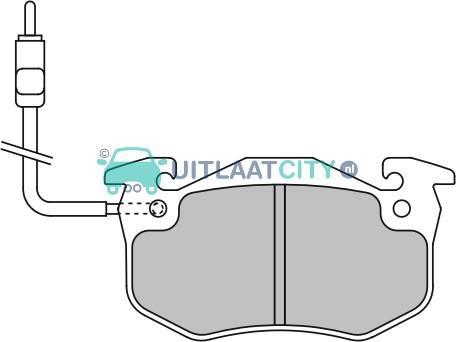 *Tip*  Remblokken CITROEN PEUGEOT RENAULT, Auto-onderdelen, Uitlaatsystemen, Nieuw, Citroën, Peugeot, Renault, Ophalen of Verzenden