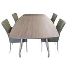 Alvito grote bootvormige vergadertafel NIEUW - 79x260x120 cm, Ophalen of Verzenden, Nieuw in verpakking