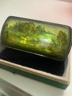 Sieradendoos - Papier-maché - Fedoskino, Antiek en Kunst