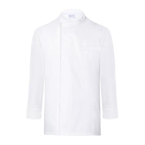 GGM Gastro | (6 stuks) KARLOWSKY | Lange Mouw Kokshemd - Wit, Kleding | Heren, T-shirts, Wit, Maat 46 (S) of kleiner, Nieuw, Verzenden