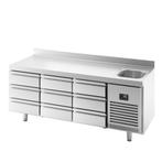 GGM Gastro | Koelwerkbank Premium PLUS - 1960x700mm - met 1, Verzenden, Nieuw in verpakking