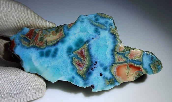 Larimar - van hoge kwaliteit - 300 cts- 60 g, Verzamelen, Mineralen en Fossielen