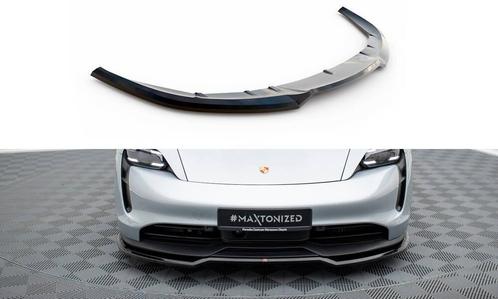 Voorspoiler Cap Porsche Taycan 1 / 4 / 4S / GTS Glans Zwart, Auto-onderdelen, Carrosserie en Plaatwerk, Ophalen of Verzenden