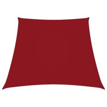 Rood Zonnezeil Trapezium 2/4x3m | Waterdicht | Retourdeal beschikbaar voor biedingen