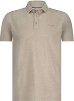 State of Art Poloshirt Piqué Melange Beige maat 4XL Heren, Kleding | Heren, Polo's, Verzenden, Nieuw, Beige, State of Art