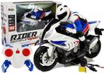 RC-motorfiets -  2.4GHz - wit - met lader, Ophalen of Verzenden, Nieuw