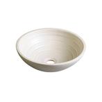 Waskom Sapho Attila Rond 42.5x14 cm Keramiek Gebroken Wit, Doe-het-zelf en Verbouw, Sanitair, Ophalen of Verzenden, Nieuw, Overige typen