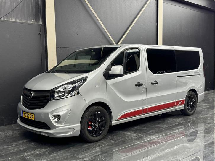 Opel Vivaro 1.6 CDTI L2H1|DC|Irmscher GT|EcoFlex|Alcantara, Auto's, Bestelauto's, Dealer onderhouden, Lease, Zwart, Handgeschakeld