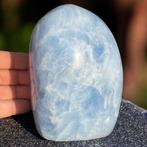 Mooie Celestina Grote Celestine Cristal vrije vorm - Hoogte:, Verzamelen, Mineralen en Fossielen