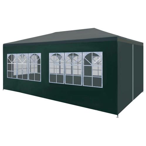 vidaXL Partytent 3x6 m groen, Tuin en Terras, Partytenten, Partytent, Nieuw, Verzenden